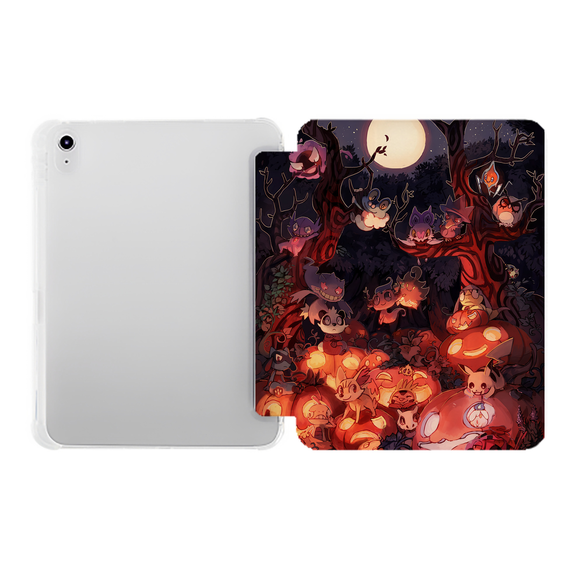 （画像用） ポケットモンスター Pokémon IPad ケース ペン収納付き 三つ折りスタンド PUレザー×シリコン 対応機種9.5/10.5/10.9インチ